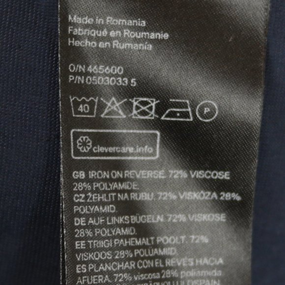 H & M Blue Velvet Spaghetti Strap Top Eyelash Edge - Picture 4 of 7